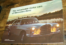 1966 Mercedes Benz dealer brochure - 250 S SE 230 SL Roadster 200 600 limousine