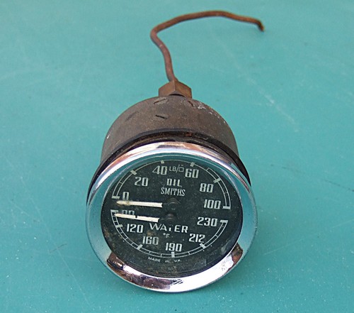 Smiths dual oil pressure - 2", mg