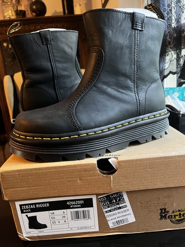 Martens black zebzag - black,