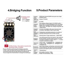 Digital Power Amplifier Board 300W Dual Channel 600W Mono TPA3255 Chip Pure Set