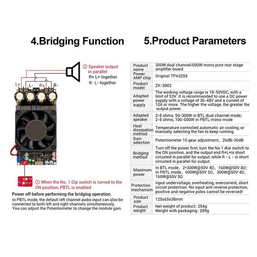 Digital power amplifier - power, board