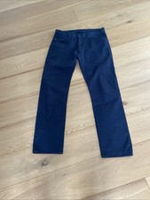 Armani 34 W Navy Chino Jeans