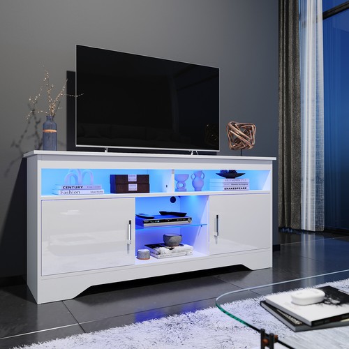 135cm white stand cabinet - 135cm,