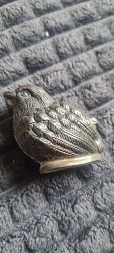 Sterling silver bird vesta - sterling,