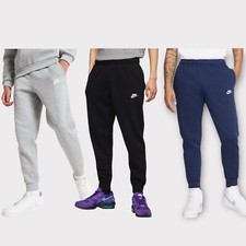 Nike Joggers Club Logo For Men Track Pants Bottoms Sweatpants Trousers S-XXL