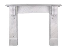 Marble Fireplace Surround Victorian Corbel in White Carrara Mantel Free Del.