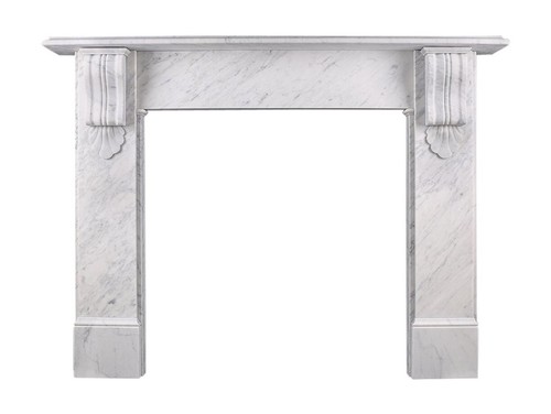 Marble fireplace surround - marble,