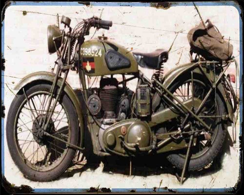 Bsa m21 photo print - 04,