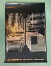 Verner Panton 1968 Wonder Fun Ball Lamp Lüber rare vintage poster origin poster