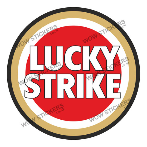 Lucky strike logo - lucky, badge