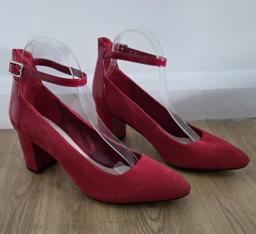 Clarks red court shoes - , 7