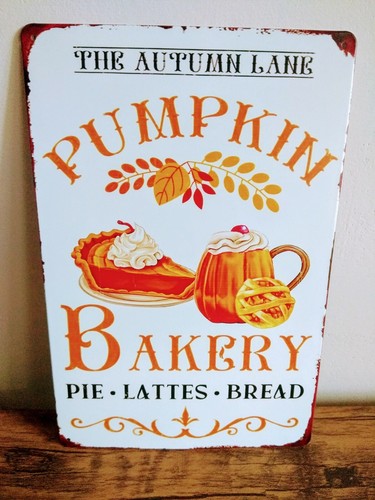 Pumpkin bakery vintage metal - pumpkin,