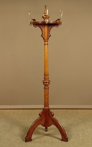 Antique walnut hat - antique,