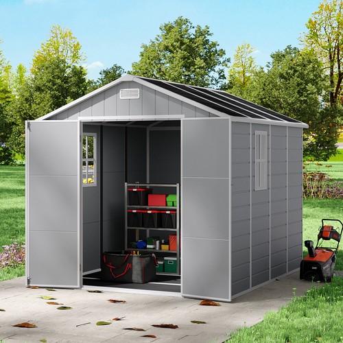 Garden shed 8x8ft plastic - 8x8ft,