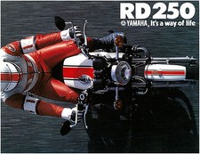 YAMAHA Brochure RD250 F 1979