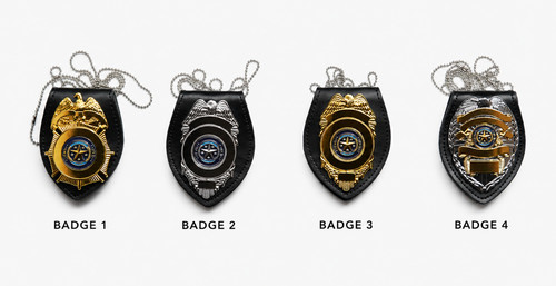 Metal badge engrave your - |,