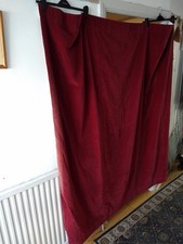 1970s Vintage Claret Velvet