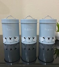 Tea, Coffee, Sugar Canister