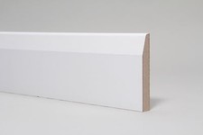 Skirting Board  White Primed MDF  Chamfered  119 x 18 x 4400mm