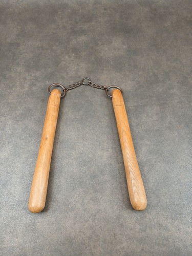 Vintage wooden nunchucks - wooden,
