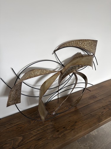 Large vintage metal wall - ,