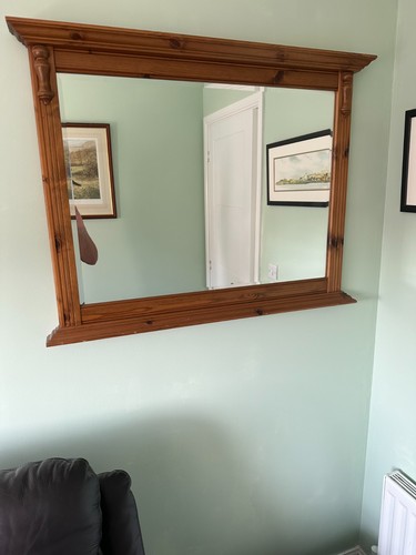 Ducal pine mirror 95cm - , wide