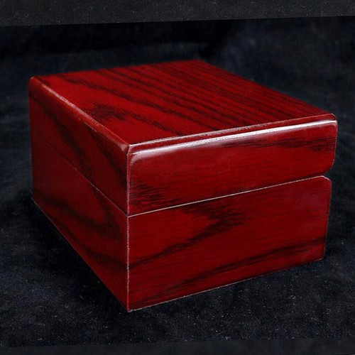 1pc wooden watch - wooden, box