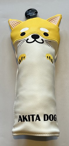 Akita dog golf - golf, wood