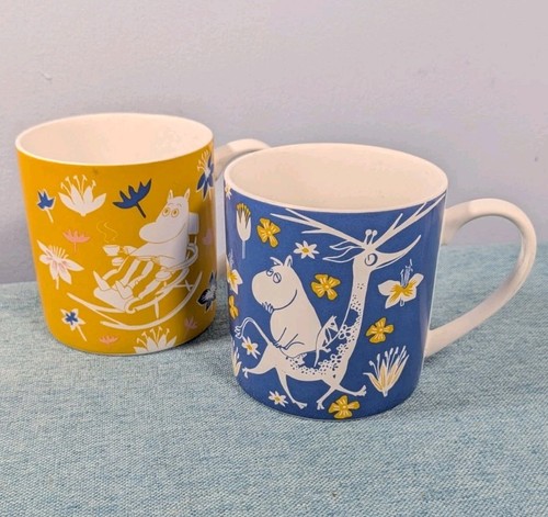Moomin character mugs - 2x,