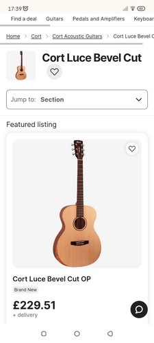 Cort guitar acoustic - guitar, acoustic/