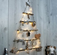 Christmas Hanging Wooden Tree