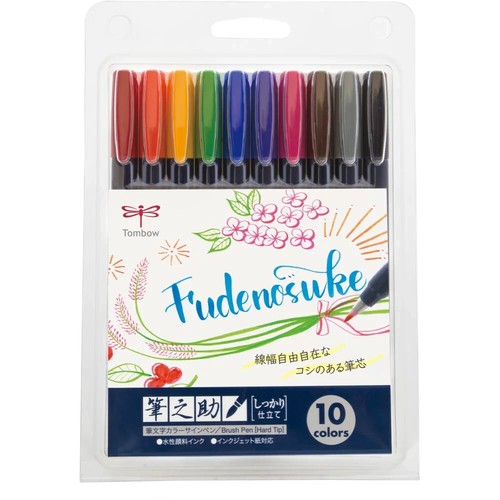 Tombow fudenosuke colour - tombow,