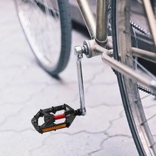 Efficiency and Safety Combined Reflective Bicycle Pedals with Built In Bearings