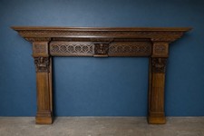 Antique Carved Oak Figural