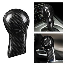 Carbon Fiber Shift Knob Cover Shell For Chevrolet Camaro 2010 2011 - 2015 Black