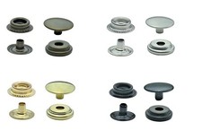 Ring spring push buttons 15 mm buttons steel snaps buttons metal buttons ring spring