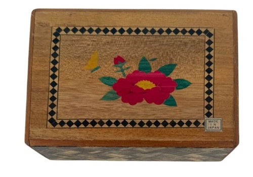 Vintage japanese yosegi puzzle - yosegi,