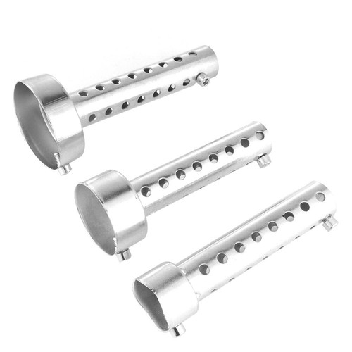 Long motorcycle exhaust can - exhaust,