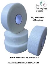 Scrim Plasterboard Fibreglass Mesh Tape Ultimate Self Adhesive  50/72/96mm x 90m