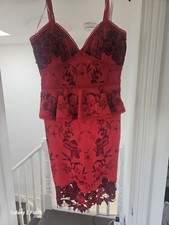 Marchese Notte Size 14 US10  Red Dress