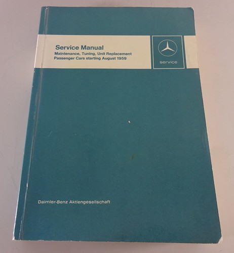 Workshop manual mercedes benz - workshop,