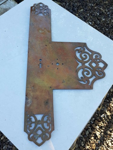 Vintage antique brass door - vintage,