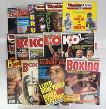Vtg Boxing Magazine Collection