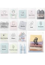 Baby Hospital Maternity Organiser Bags, 38 * 28Cm Reusable Plastic Ziplock