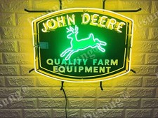 Quality Farm Equipment Machine 24"x20" Neon Light Lamp Sign HD Vivid Printing