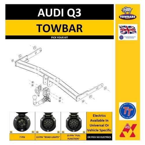Detachable towbar for audi - for,