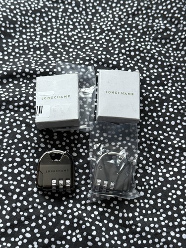 Longchamp gunmetal padlocks - gunmetal,