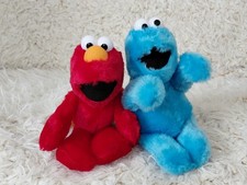 Sesame Street Elmo & Cookie monster 2020 Sesame Workshop 8" 19cm soft toy plush