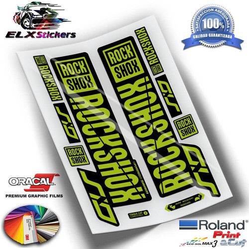 Sticker flour fork - fork, rockshox