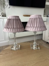 Laura Ashley Glass Lamps with
